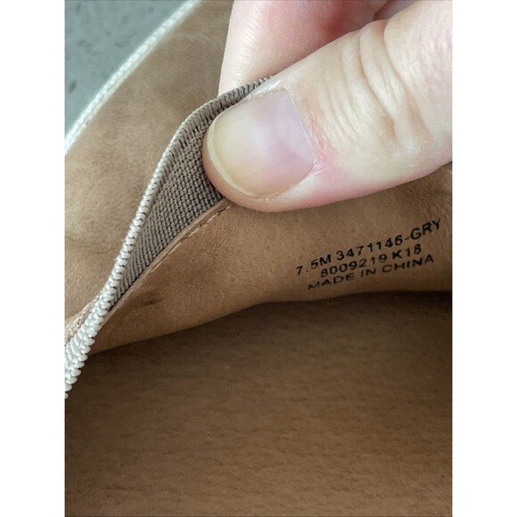 Frye Melanie Slip On Leather Flats Loafers Comfort Women’s Tan Size 7.5 - Picture 4 of 16